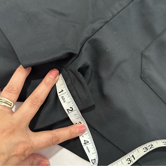 NWT Flavio Castellani Size 40 Black Shorts High Waist - Picture 7 of 7